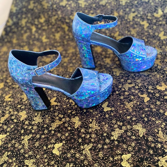 Crystal Walker Hororscopez Dollskill [DISCONTINUED] platform heels [SIZE 7.5] - Picture 2 of 4